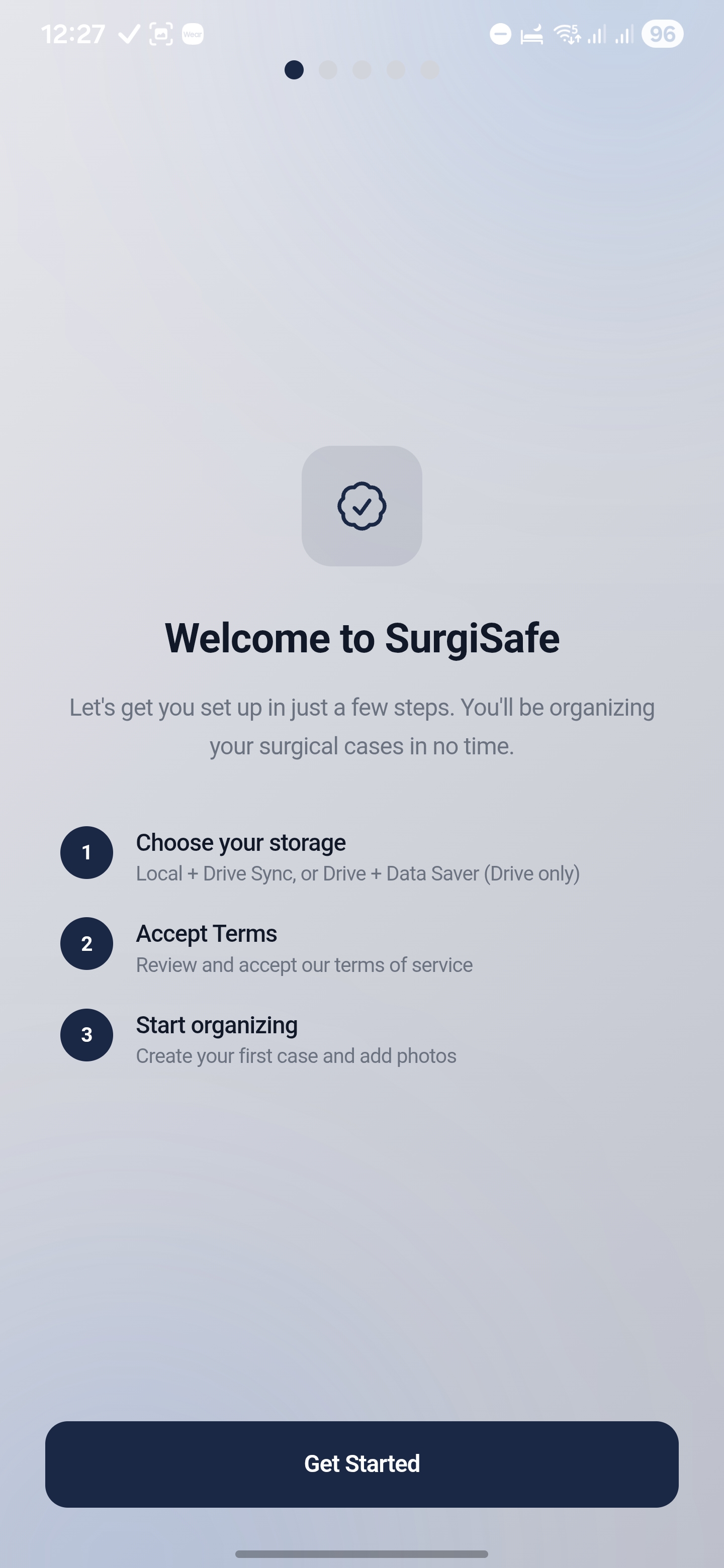 SurgiSafe welcome and onboarding